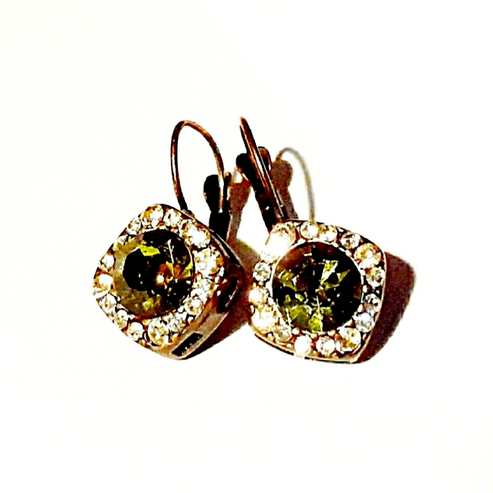 Swarovski drop earrings